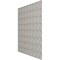 Ekena Millwork 19 5/8in. W x 19 5/8in. H Coralie EnduraWall Decorative 3D Wall Panel Covers 2.67 Sq. Ft. WP20X20CIBAL - alternate 3